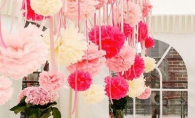 بیش از 30 ایده خلاقانه برای تزیین جشن با پوم پوم