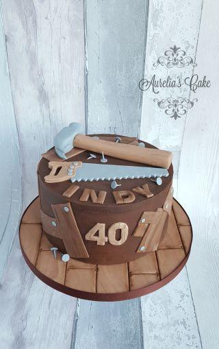 مدل کیک روز پدر جعبه ابزار