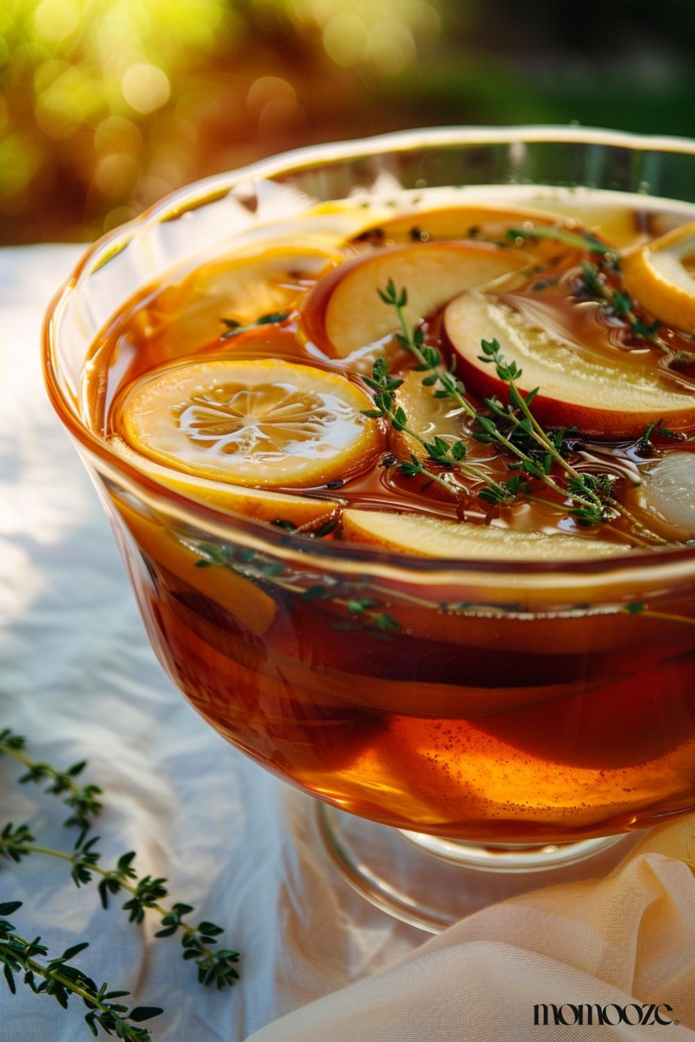 دستور تهیه نوشیدنی تابستانی مهمانی - پانچ چای سرد و هلو