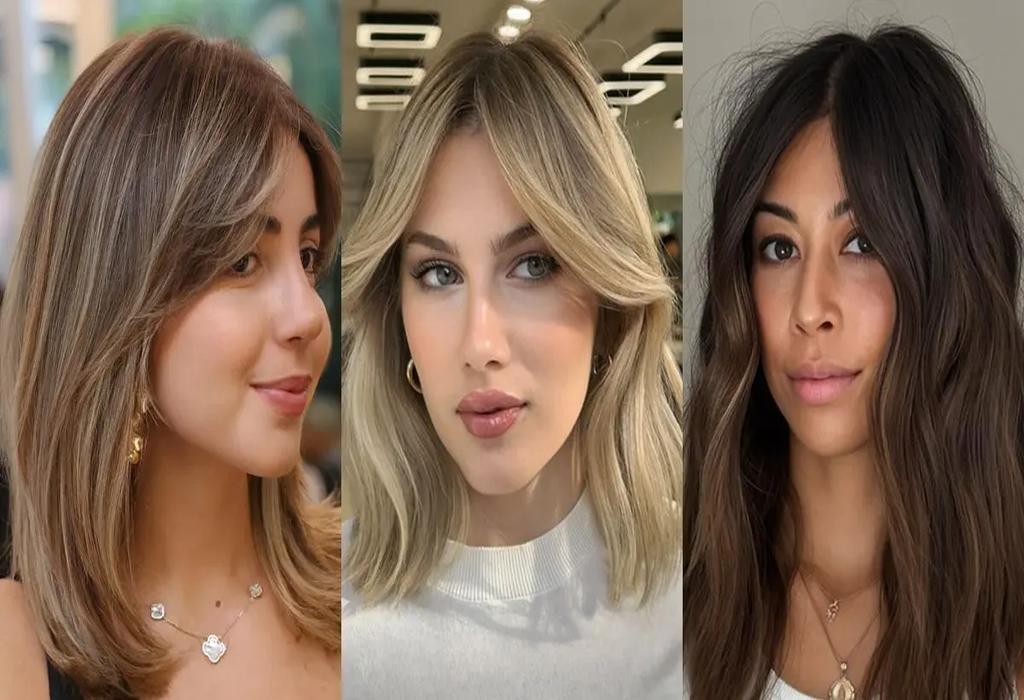 20 ایده شیک و جذاب مدل چتری پرده ای موی متوسط