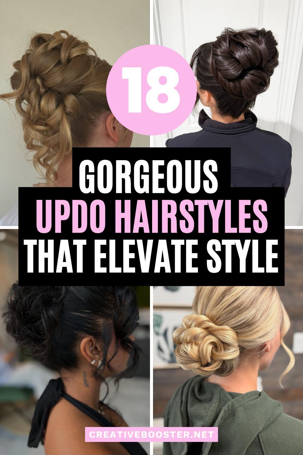 updo hairstyles tail 1