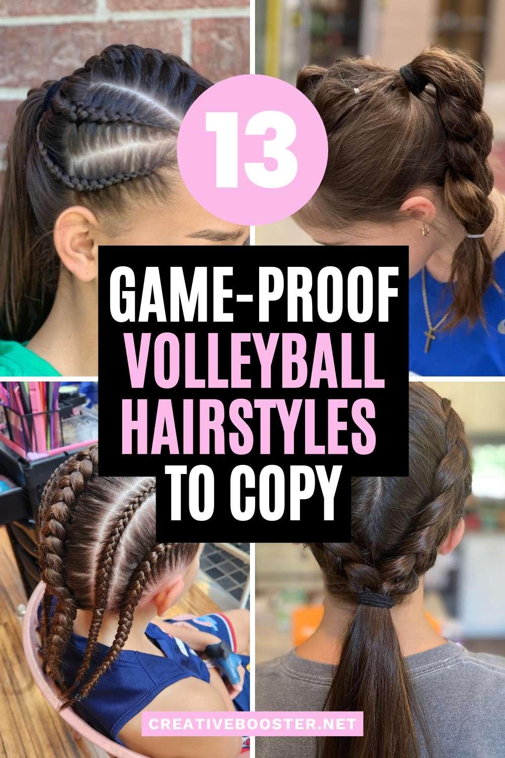 volleyball hairstyles tail 1