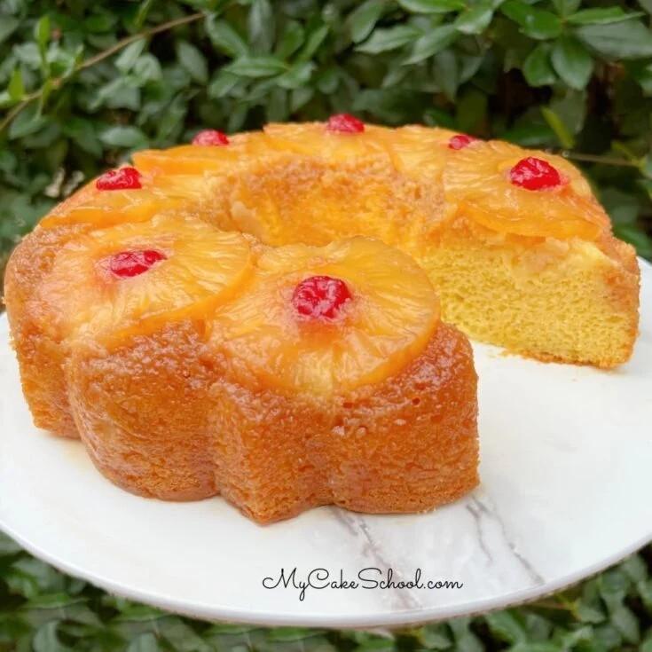 آموزش کیک حلقه گل پاییزی برای تولد