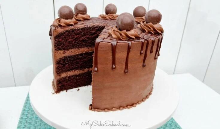 طرز تهیه کیک کریسمس - ترافل شکلاتی