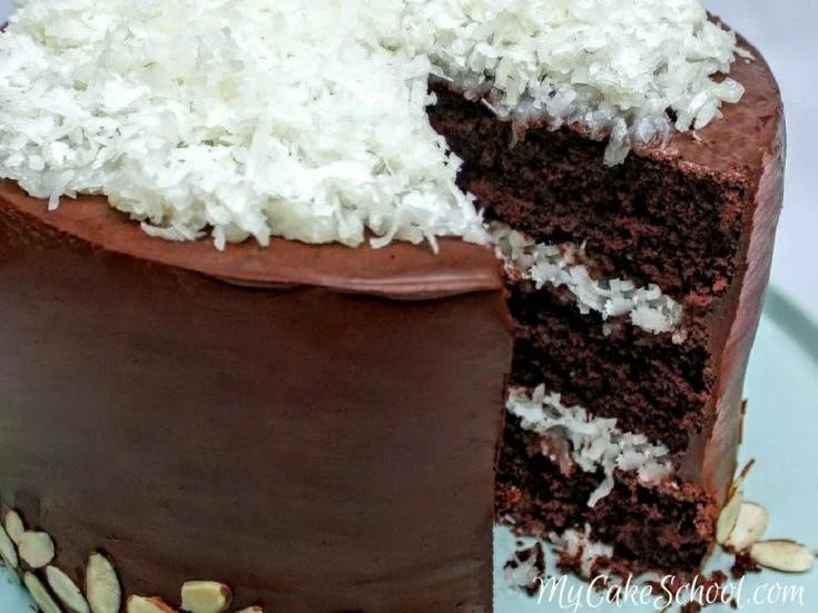 طرز تهیه کیک کریسمس - بادام جوی