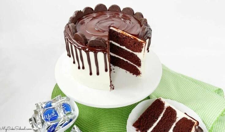 طرز تهیه کیک کریسمس - نعناع پتی