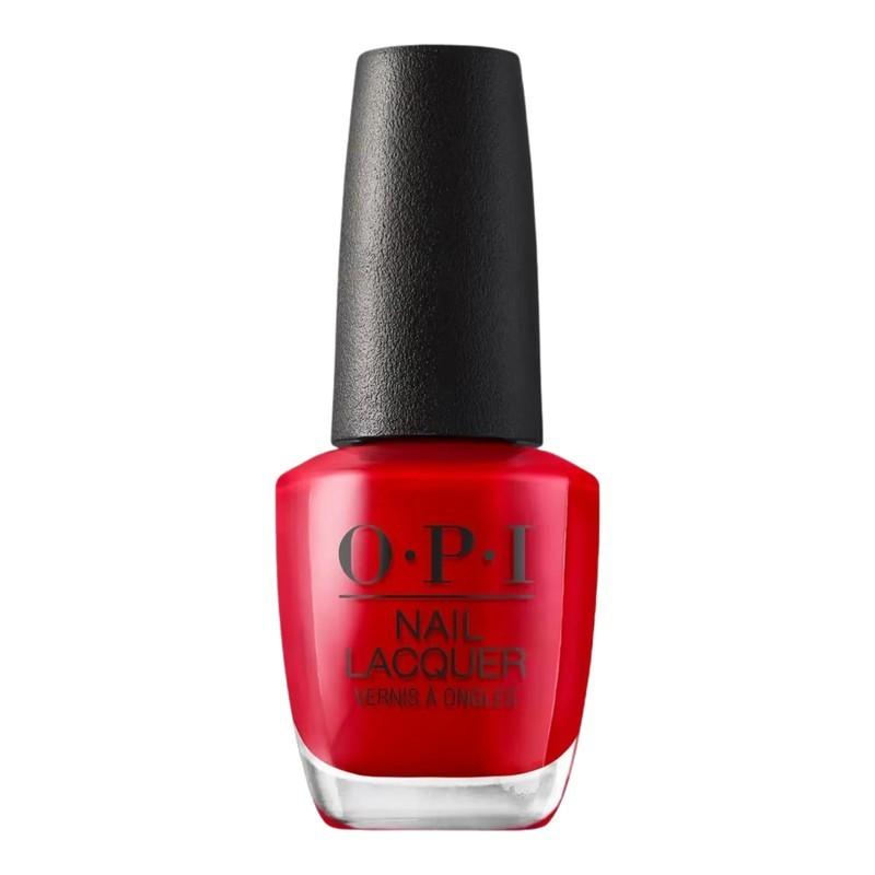 یک شیشه لاک ناخن OPI، لاک قرمز ترند سال
