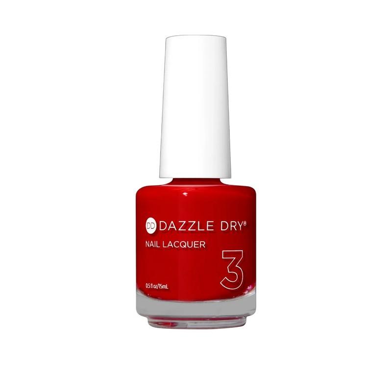 یک شیشه لاک ناخن Dazzle Dry، لاک قرمز ترند سال