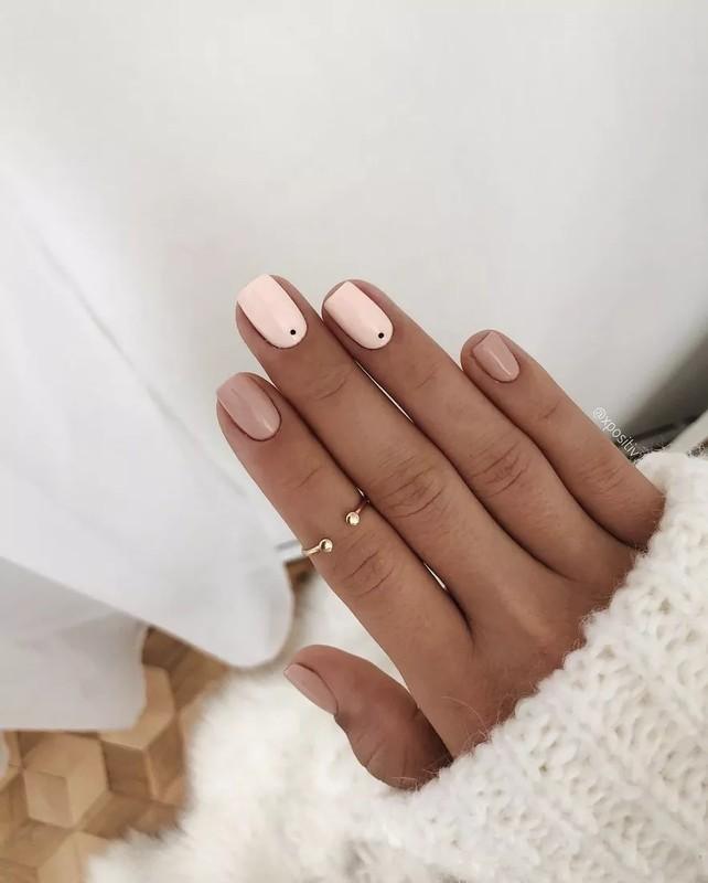 مدل ناخن نود با جزئیات نقطه ای