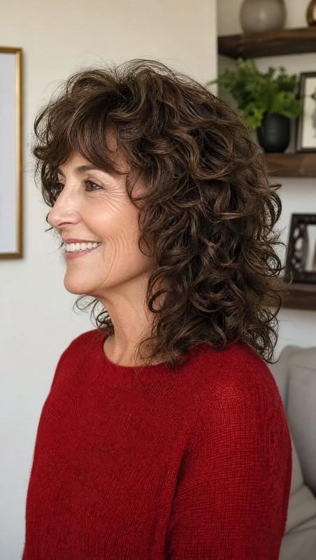 مدل موی فر زنانه گرگی